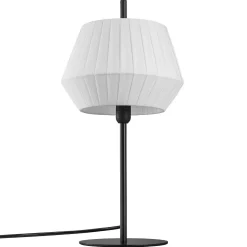 Lampa stołowa z bawełnianym abażurem DICTE Nordlux E14 40W Tekstylia Biały