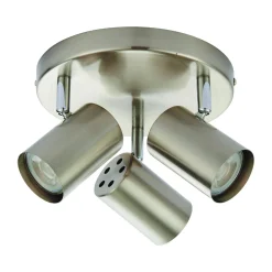 Lampa sufitowa Arezzo 3lt round satin 7W (73688) - Saxby