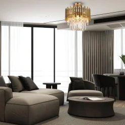 Lampa sufitowa ASPEN GOLD 6xE14 (ML8810) - Milagro