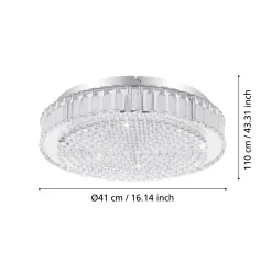 Lampa Sufitowa BALPARDA chrom (39746) - EGLO