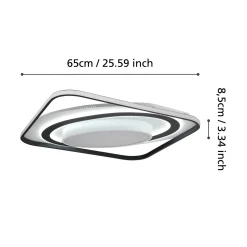 Lampa Sufitowa BENALAURIA czarna (39864) - EGLO