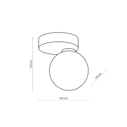 Lampa sufitowa BIANCA 1 PŁ (5681) - TK Lighting