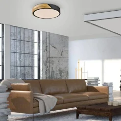 LAMPA SUFITOWA BILA BLACK (14288-18) - Paul Neuhaus