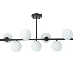 Lampa Sufitowa Bolti 7xE14 czarna (PLC0104-BK) - Yaskr