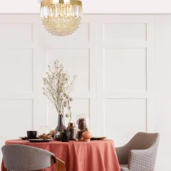 Lampa sufitowa CHARLOTTE złota Ø 40 cm (FC19003/5) - Zuma Line