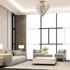 Lampa sufitowa CHELSEA GOLD 6xE14 (ML8812) - Milagro