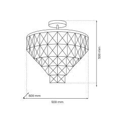 Lampa sufitowa CHELSEA GOLD 6xE14 (ML8812) - Milagro