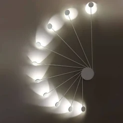 Lampa sufitowa, ścienna HELIX 10 Biała (0047.10.BI) - Vivida