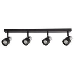 Lampa sufitowa Cino Spot 4 czarna (ML9951) - Milagro