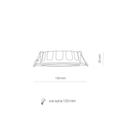 Lampa sufitowa CL KOS LED 10W (8780) - Nowodvorski