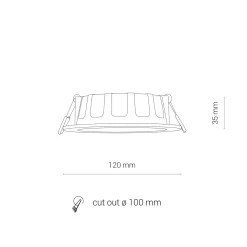 Lampa sufitowa CL KOS LED 8W (8781) - Nowodvorski