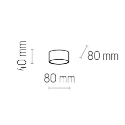 Lampa sufitowa DALLAS BLACK 1 PŁ (6241) - TK Lighting