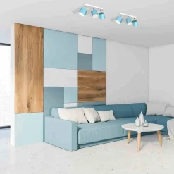 Lampa sufitowa DIXIE BLUE 3xGX53 (MLP7606) - Milagro