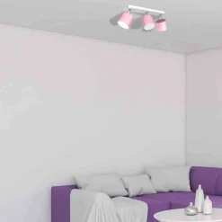 Lampa sufitowa DIXIE PINK 3xGX53 (MLP7611) - Milagro