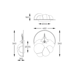Lampa sufitowa do pokoju dziecka FOCUS FOCUS (MX4024-1-3WT) - Zuma Line