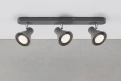 Lampa sufitowa EIK Nordlux GU10 3X35W Metal Szary