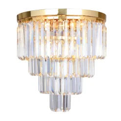 Lampa sufitowa FC17106/4+1-GLD AMEDEO ZŁOTA - Zuma Line