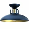 Lampa sufitowa FELIX NAVY BLUE/GOLD 1 (MLP7713) - Milagro