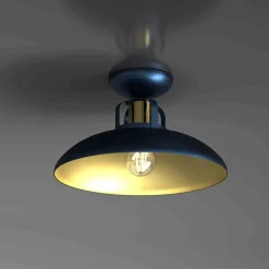 Lampa sufitowa FELIX NAVY BLUE/GOLD 1 (MLP7713) - Milagro