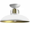 Lampa sufitowa FELIX WHITE/GOLD 1xE27 (MLP7703) - Milagro