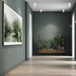 Lampa sufitowa FLOWER WHITE CHROME DOWNLIGHT 1xGU10 (ML0270) - Milagro