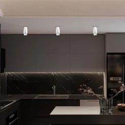 Lampa sufitowa FLOWER WHITE CHROME DOWNLIGHT 1xGU10 (ML0270) - Milagro