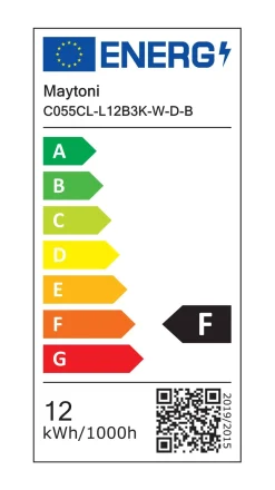 Lampa sufitowa FOCUS LED (C055CL-L12B3K-W-D-B) - Maytoni