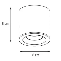 Lampa sufitowa FORM IP65 (C0215) - Maxlight