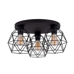 Lampa sufitowa GALAXY BLACK 3 PŁ KOŁO (3189) - TK Lighting