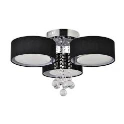 Lampa sufitowa GAMBELA 3 czarna (LP-991/3C BK) - Light Prestige