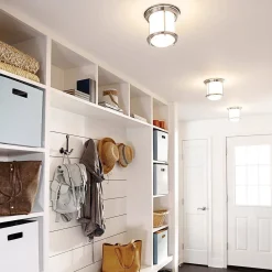 Lampa sufitowa Hadrian - Chrom (QN-HADRIAN-MINI-F-CM-OPAL) - Quintiesse