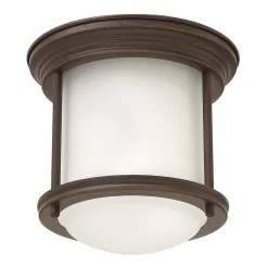 Lampa sufitowa Hadrian - Olejowany brąz (QN-HADRIAN-MINI-F-OZ-OPAL) - Quintiesse
