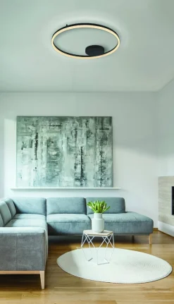 Lampa Sufitowa HALO TOP 120 czarna (AZ5345) - Azzardo