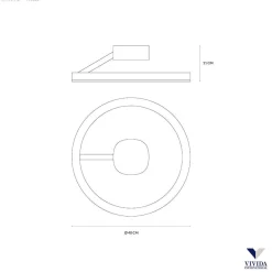 Lampa sufitowa HURRICANE Ø 40 cm (0001.21) - Vivida