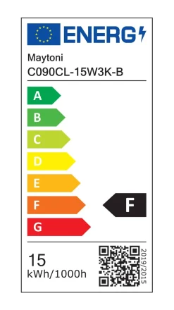 Lampa sufitowa Hydra (C090CL-15W3K-B) - Maytoni