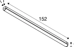 Lampa sufitowa INDUSTRY BATTEN V 1500, 22/42 W (1007507) - SLV