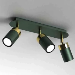 Lampa sufitowa JOKER GREEN/GOLD 3xGU10 (MLP7719) - Milagro