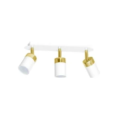 Lampa sufitowa JOKER WHITE/GOLD 3xGU10 (MLP6130) - Milagro