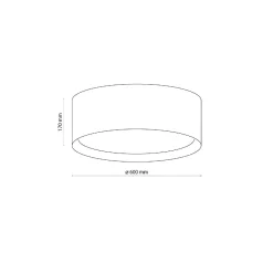 Lampa sufitowa JUTA (6584) - TK Lighting