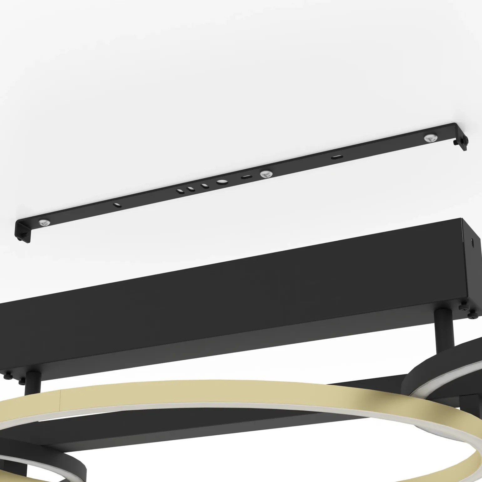 Lampa Sufitowa LANACERA czarna (390086) - EGLO