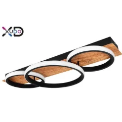 Lampa sufitowa LED 25W 58x26cm 4000K czarny (XD-LA125) - Xudo