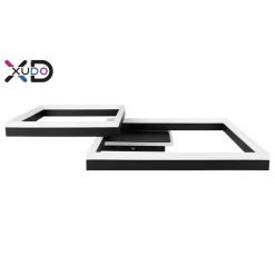 Lampa sufitowa LED 55W 65x50cm 4000K czarny (XD-LA123) - Xudo