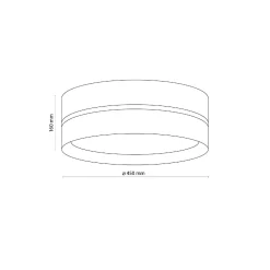Lampa sufitowa LINOBIANCO Ø 45 (6577) - TK Lighting