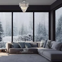 Lampa sufitowa MADISON CHROME 9xE14 (ML8805) - Milagro