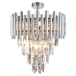 Lampa sufitowa MADISON CHROME 9xE14 (ML8805) - Milagro