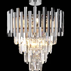 Lampa sufitowa MADISON CHROME 9xE14 (ML8805) - Milagro