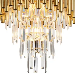 Lampa sufitowa MADISON GOLD 9xE14 (ML8806) - Milagro