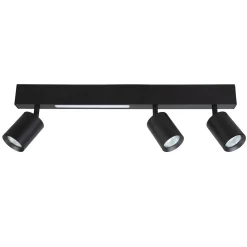 Lampa Sufitowa Magnet 9W+3xGU10 3000/4000K Czarny (ML1134) - Milagro