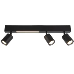 Lampa Sufitowa Magnet 9W+3xGU10 3000/4000K Czarny (ML1134) - Milagro
