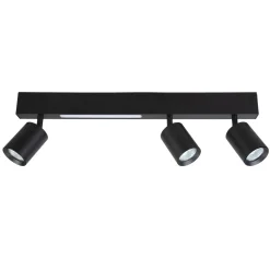 Lampa Sufitowa Magnet 9W+3xGU10 3000/4000K Czarny (ML1134) - Milagro